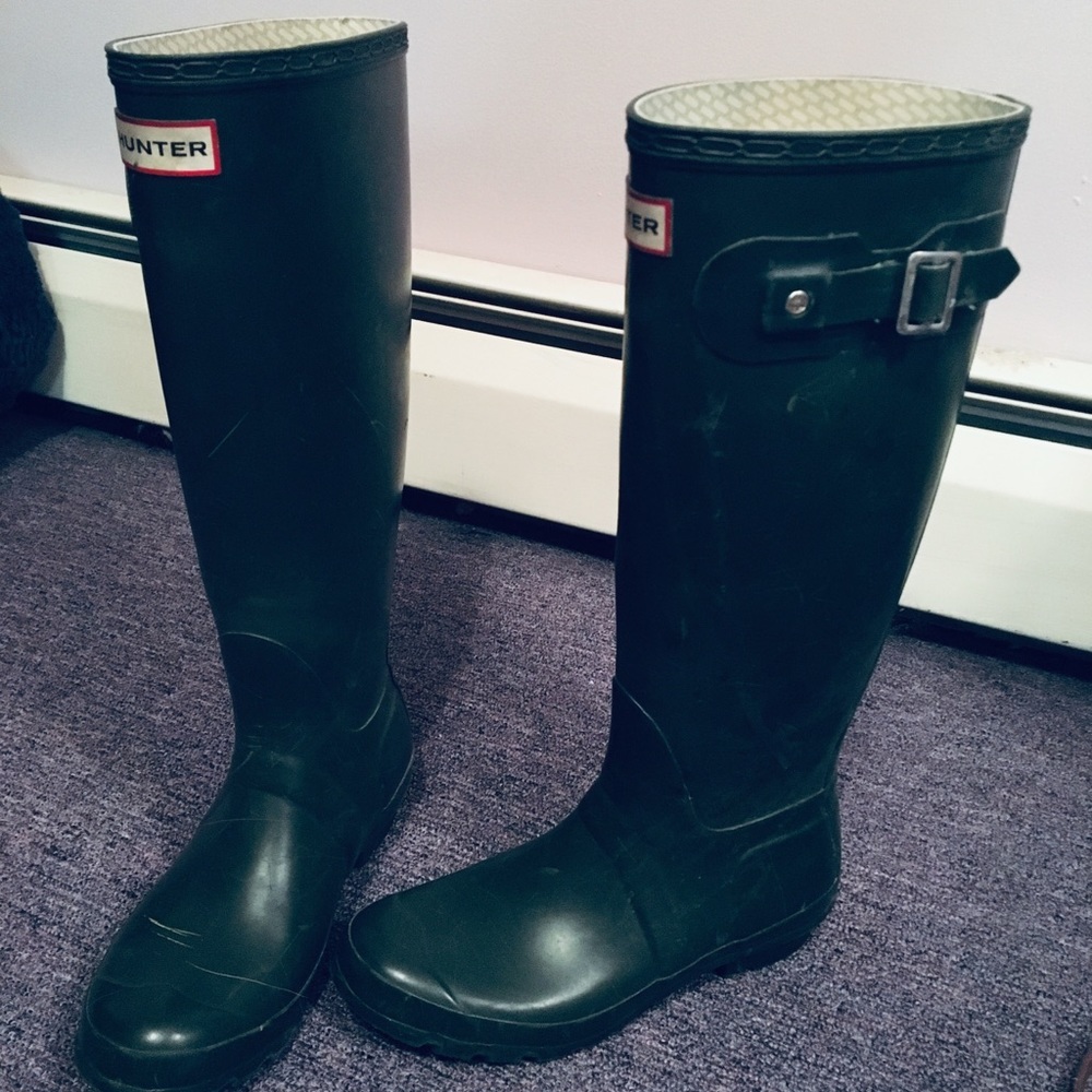 Tall Green Hunter Boots